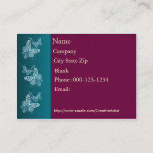 Butterfly Business Card