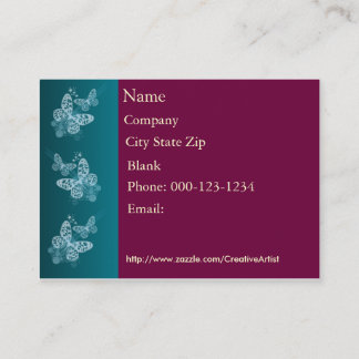 Butterfly Business Card