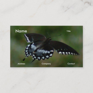 Butterfly Business Card