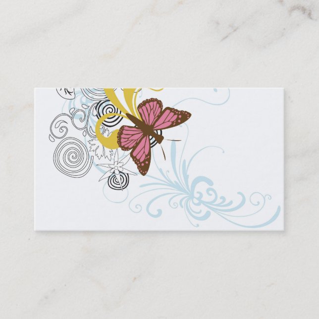 Butterfly Business Card (Front)