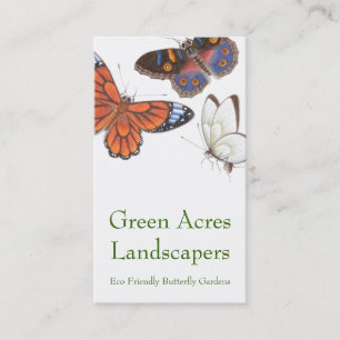 Butterfly Business Card - Landscaper and Gardener