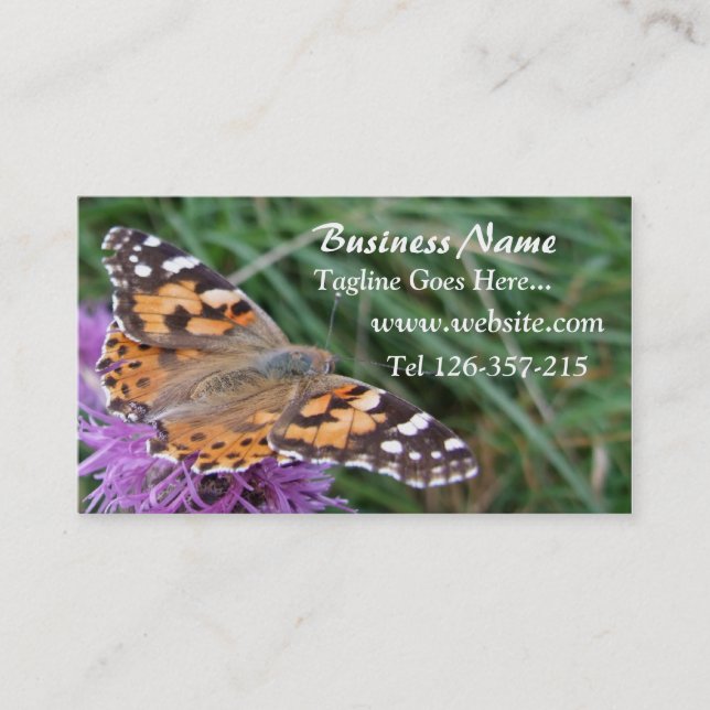 Butterfly Business Cards (Front)