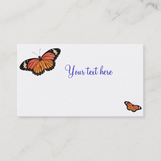 Butterfly Business Cards (Front)