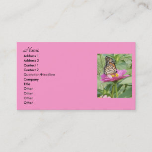 Butterfly Business Cards, Business Card