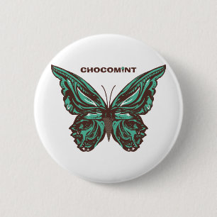 Butterfly butterfly 6 cm round badge