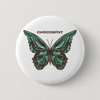 Butterfly butterfly 6 cm round badge