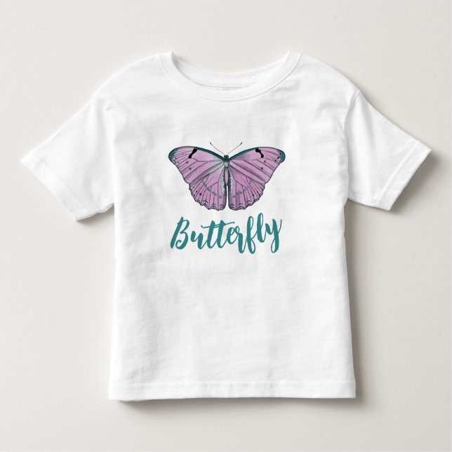 Butterfly Butterfly Personalisation Toddler T-Shirt (Front)