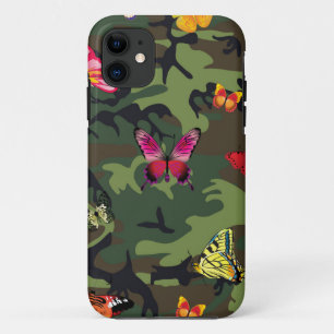 butterfly camouflage iPhone 11 case