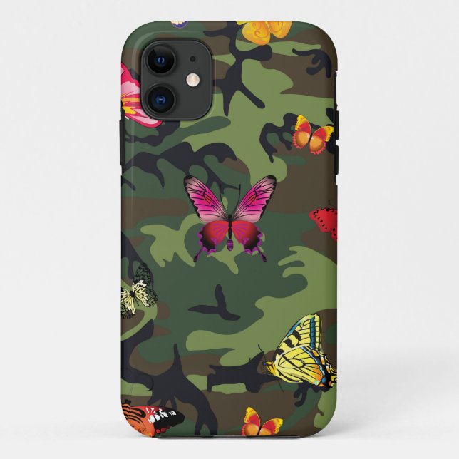 butterfly camouflage Case-Mate iPhone case (Back)