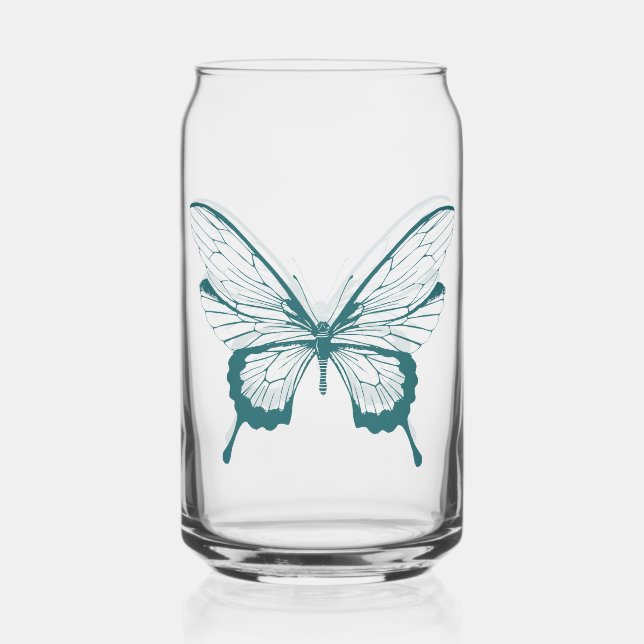 Butterfly Can Glass (Front)