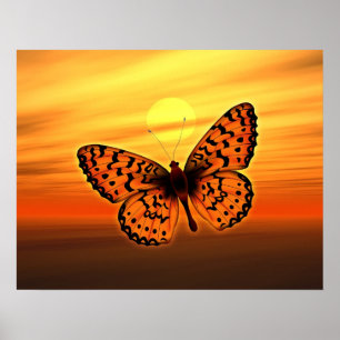 Butterfly Card Poster