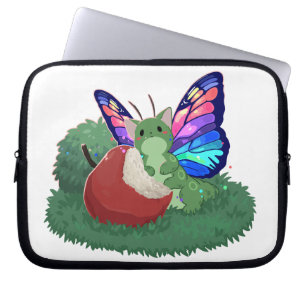 butterfly cat laptop sleeve