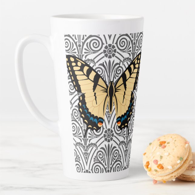 Butterfly Centre of Attention Latte Mug (In Situ)