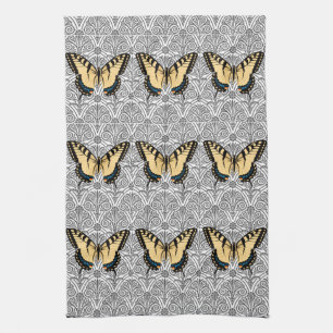 Butterfly Centre of Attention Tea Towel