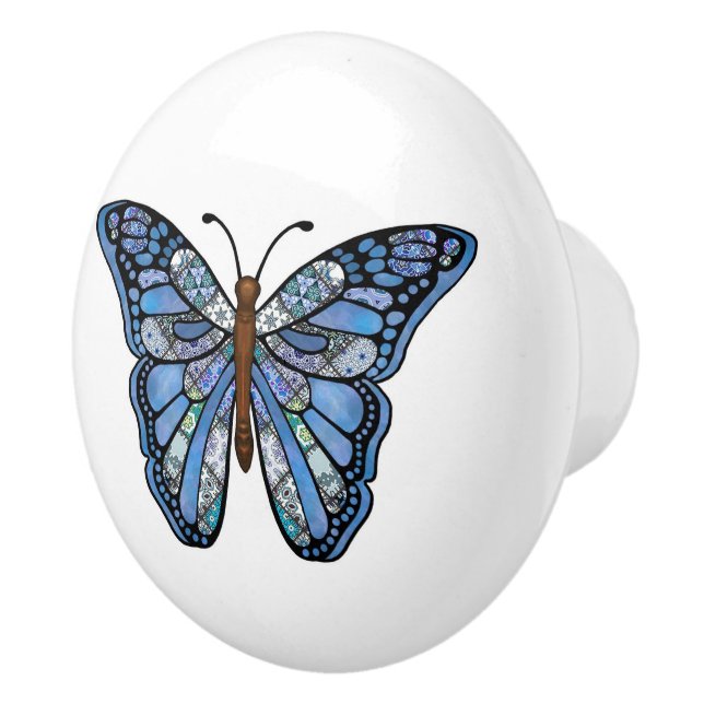 Butterfly/Ceramic Knob (Right)