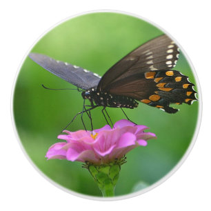 Butterfly Ceramic Knob