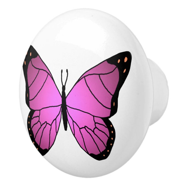 Butterfly Ceramic Knob (Right)
