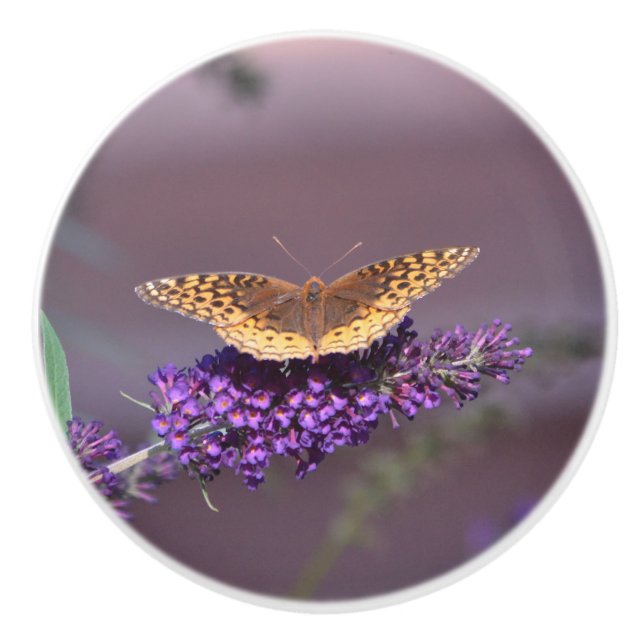 Butterfly Ceramic Knob (Front)