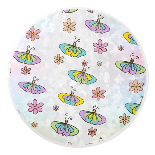 butterfly ceramic knob (Front)