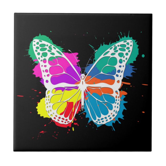 Butterfly Ceramic Tile (Front)