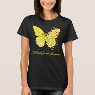 Butterfly Childhood Cancer Awareness T-Shirt