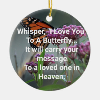 Butterfly Christmas Ornament