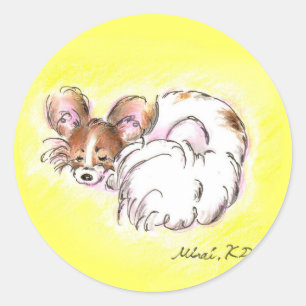 Butterfly Classic Round Sticker