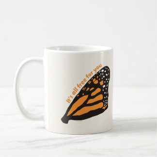 butterfly coffee mug