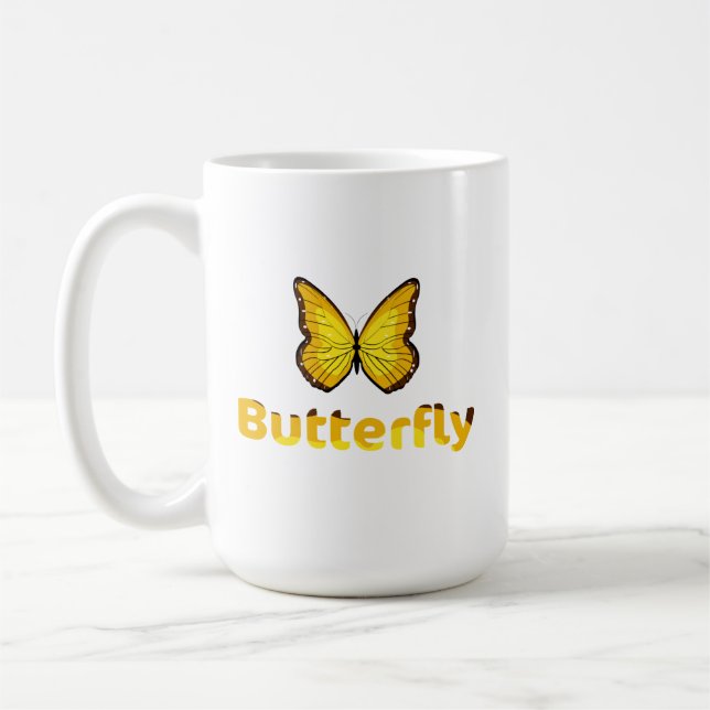 Butterfly Coffee Mug (Left)