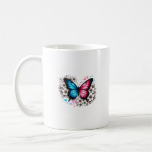 butterfly coffee mug