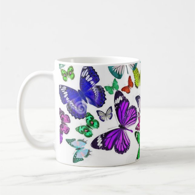 Butterfly coffee mug (Left)