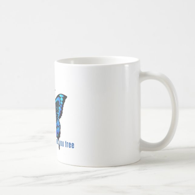 Butterfly  coffee mug (Right)