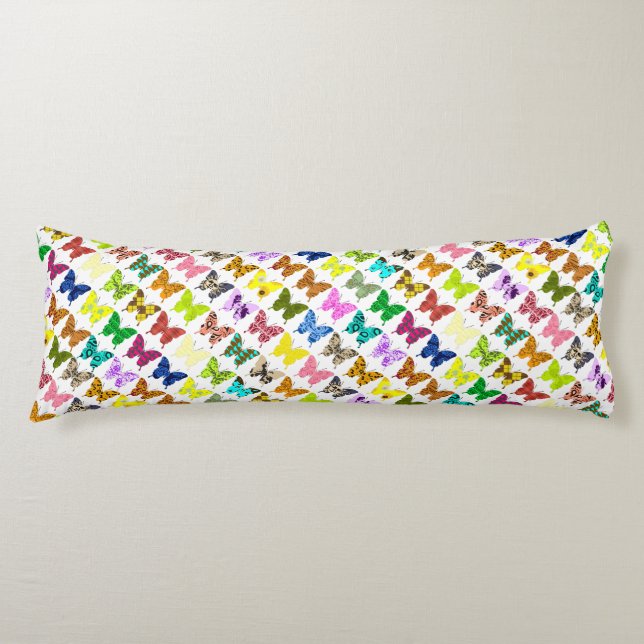 Butterfly Collage Body Cushion (Front)