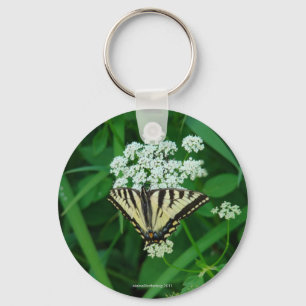 Butterfly Collection Classic Round Key Chain