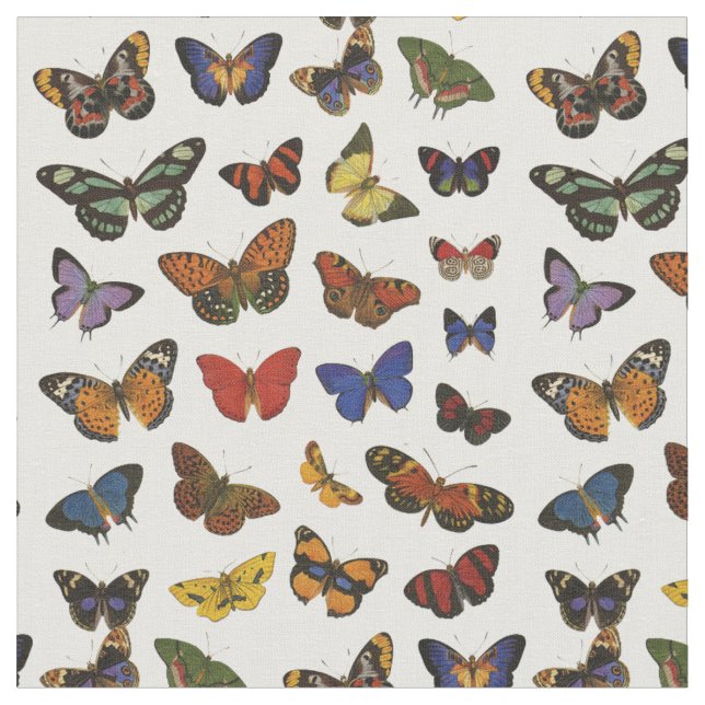 Butterfly collection fabric (Close Up)