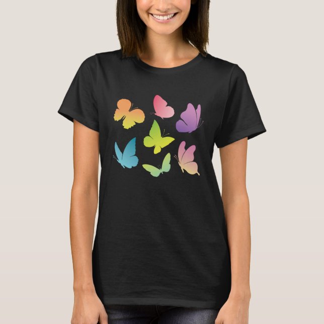 Butterfly Collection Just A Girl Who Loves Butterf T-Shirt (Front)