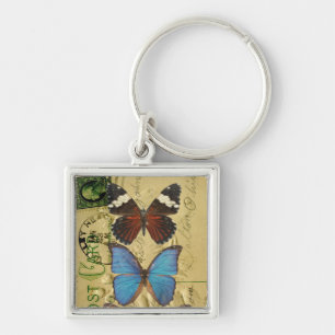 Butterfly collection key ring