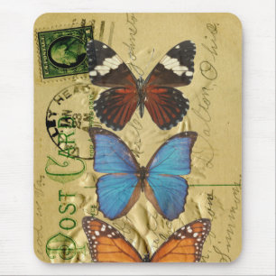 Butterfly collection mouse pad