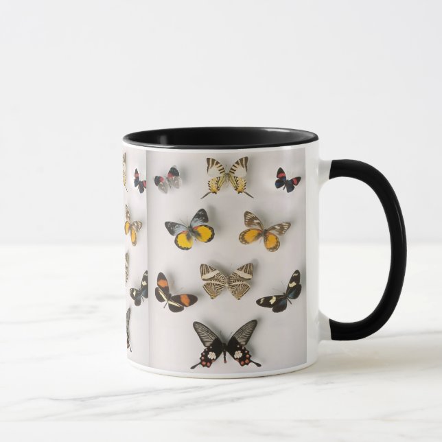 butterfly-collection, ringer mug (Right)