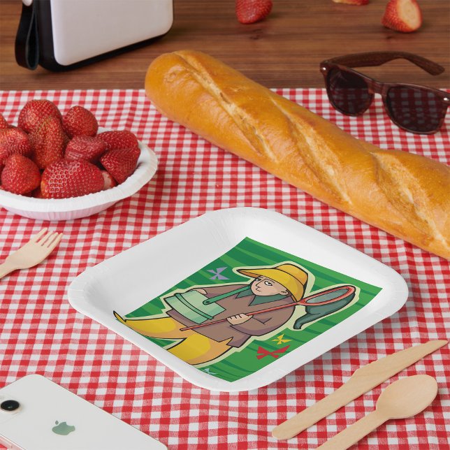 Butterfly Collector Paper Plate (Creator Uploaded)