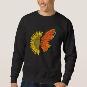 Butterfly Collector Yellow Sunflower Monarch Butte Sweatshirt