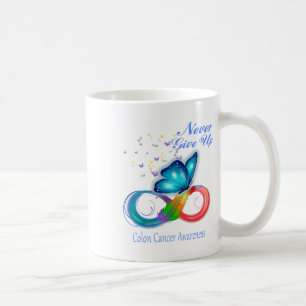 Butterfly Colon Cancer Awareness Coffee Mug