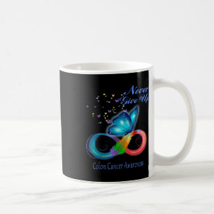 Butterfly Colon Cancer Awareness Coffee Mug