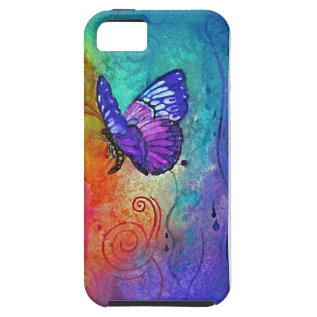 Butterfly Colour Blast Case-Mate iPhone Case (Back)