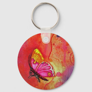 Butterfly Colour Blast Key Ring