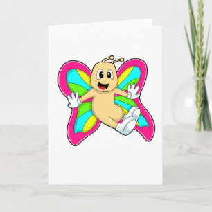 Butterfly colourful card