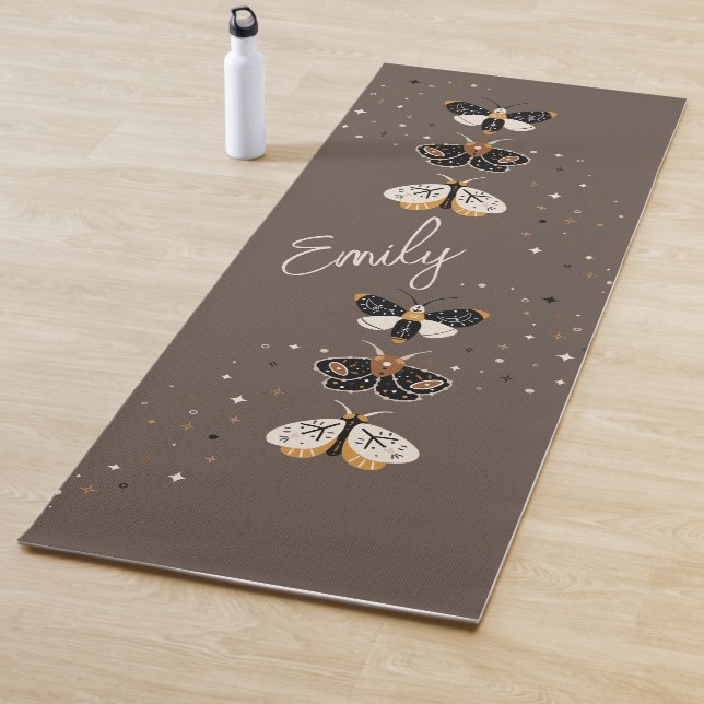  Butterfly colourful Pattern Yoga Mat (In Situ)