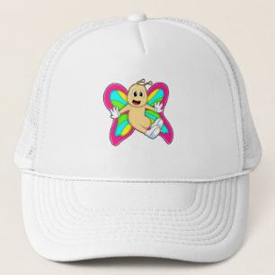 Butterfly colourful trucker hat