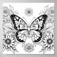 Butterfly Colouring Pages For Adults