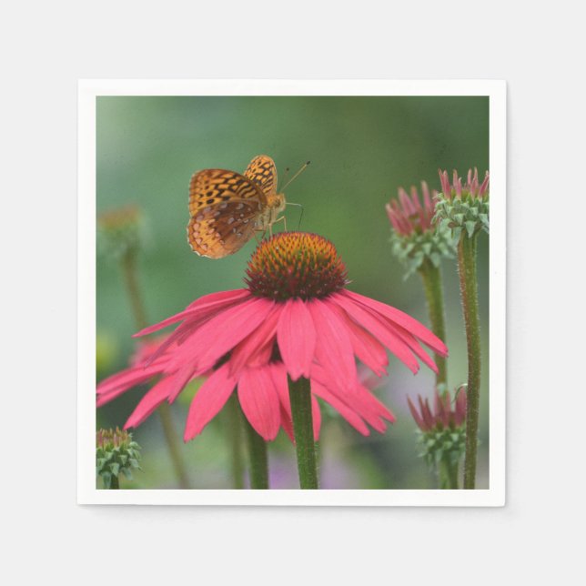 Butterfly Coneflower Napkin (Front)
